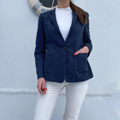 Zara blazer blue, size S/M, like new
