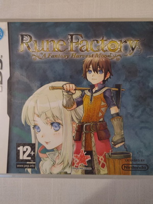 Nintendo DS Rune Factory game used, action adventure RPG