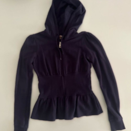 JLO Y2K vintage 2000s hoodie zip like new, purple, size M