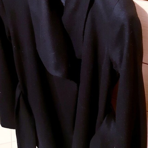 Zara wool coat black Large/XL like new