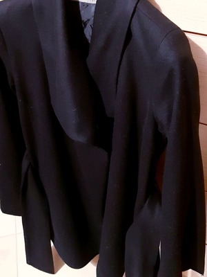Zara wool coat black Large/XL like new