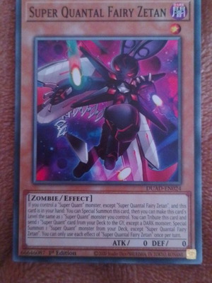 Yu-Gi-Oh Super Quantal Fairy Zetan card new from Japanese box