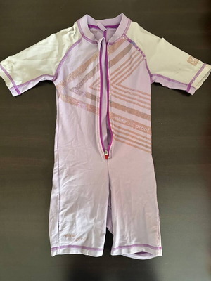 Reima kids UV swimwear set with rash guard, used, size 6 years