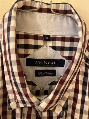 McNEAL men's shirt used, multicolor, size M