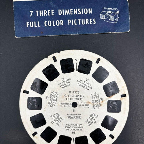 View-Master Christopher Columbus 1960 used, set of 2 reels