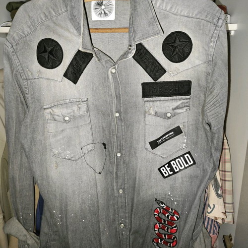 Takeshy Kurosawa shirt gray like new, size L