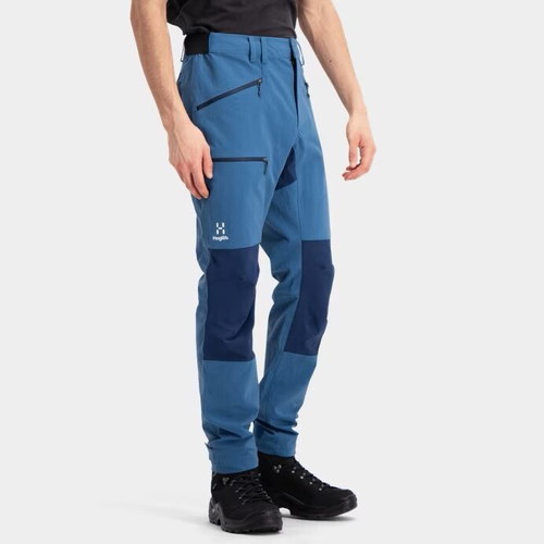 Haglöfs Rugged Flex men's technical outdoor pants, M, petrol blue