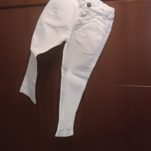 Lapin pants white, like new, size 98 cm for 3 years old
