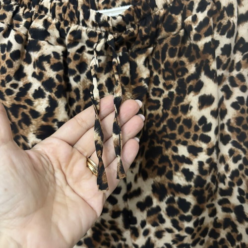 Animal Print Set Top and Pants new, black and beige