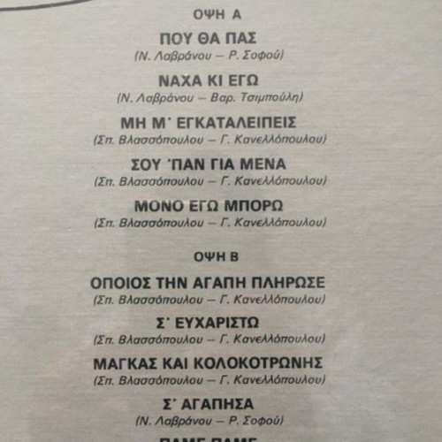Vinyl Giannis Katevas Pou Tha Pas sealed, LP