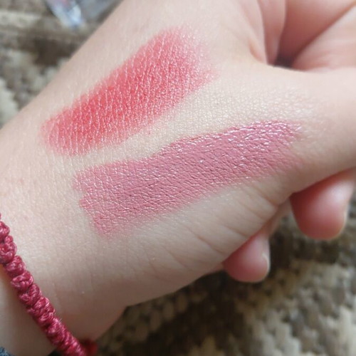 Lipstick used, intense pink