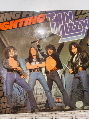 Thin Lizzy Fighting vinyl record used, rock
