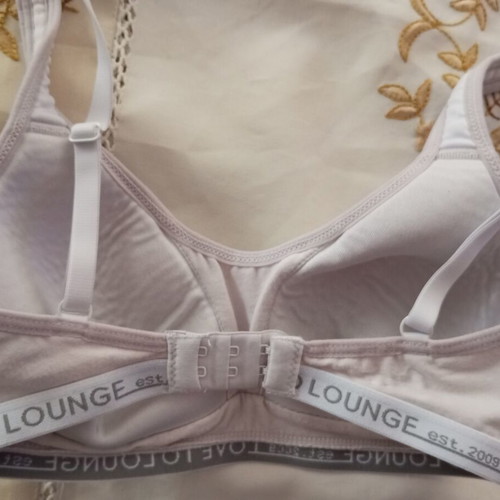 Girls' bra used, white, size XXS XS