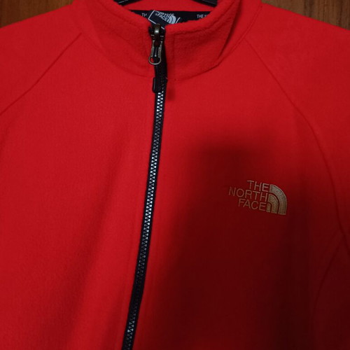 The North Face men's red fleece jacket size S like new