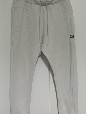 Nike men's sweatpants used, size M, white and gray
