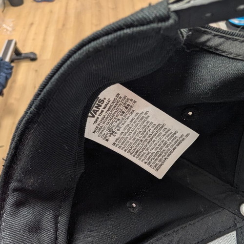 Vans hat black, like new