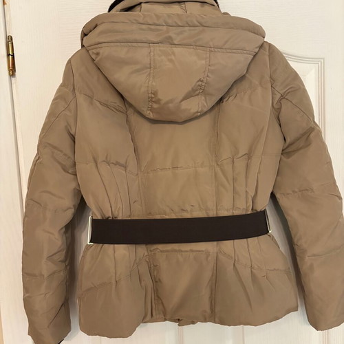 Zara puffer jacket like new, beige, size L (runs small)