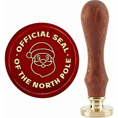 Christmas Wax Seal Stamp 2.5cm Official Seal of the North Pole