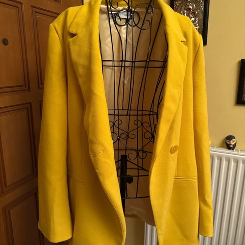 Zara Suit Set Blazer and Trousers XXL Like New Yellow