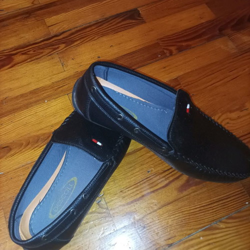 Men's moccasin shoes new, size 43, black