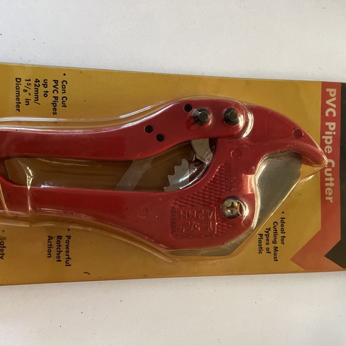 Pipe Cutter PVC 42mm with Aluminum Body and Ratchet Mechanism