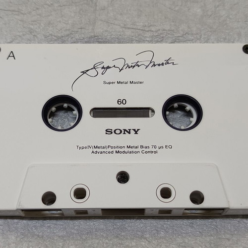 Sony Super Metal Master cassette tape used
