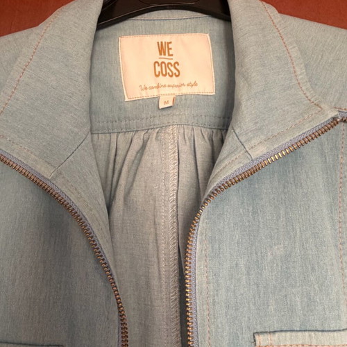 Wecoss suit set like new, turquoise jacket and pants