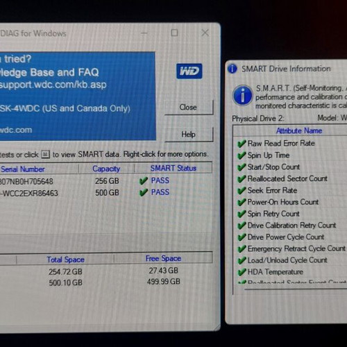 Western Digital Blue 3.5" HDD 500GB 16MB Cache SATA