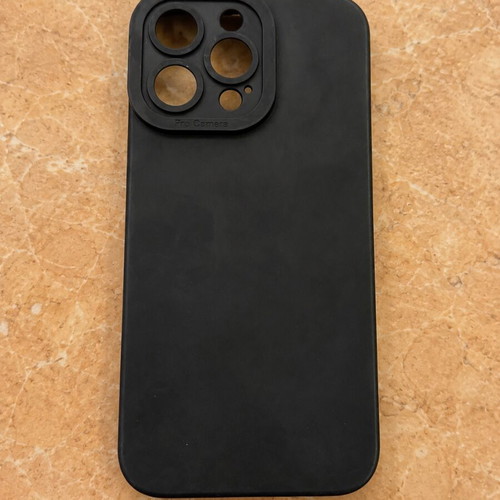 iPhone 14 Pro Max black case with reinforced camera protection