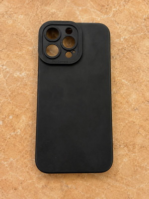 iPhone 14 Pro Max black case with reinforced camera protection