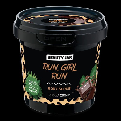 Run Girl Run body scrub with cocoa butter and powder 200g new