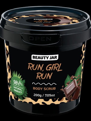 Run Girl Run body scrub with cocoa butter and powder 200g new