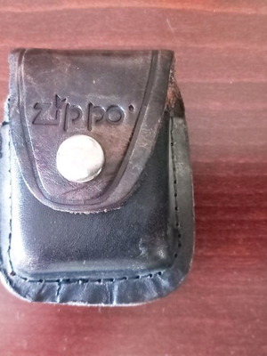 Zippo leather case used with belt clip