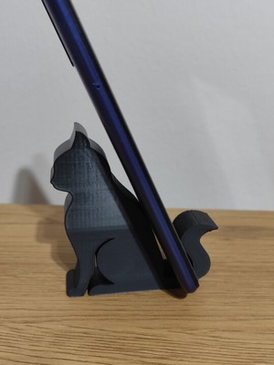 Cat-shaped phone stand new 3D printed