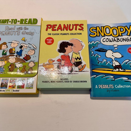 Peanuts Deluxe Bundle like new, 2 box sets and collection book
