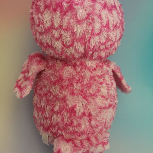 TY Beanie Boos Pinky pink owl plush toy like new