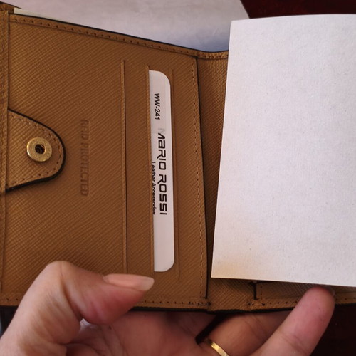 Mario Rossi leather women's wallet WW-241 new with RFID protection and box