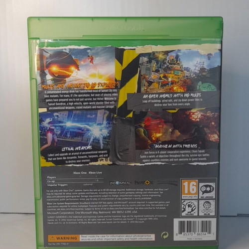 Sunset Overdrive Xbox One game, English edition