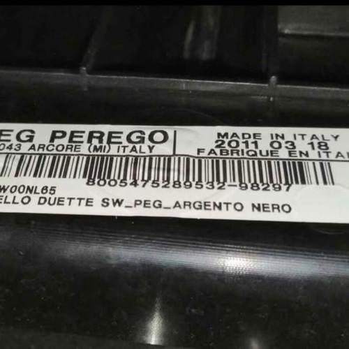 Peg Perego Duette twin stroller frame like new