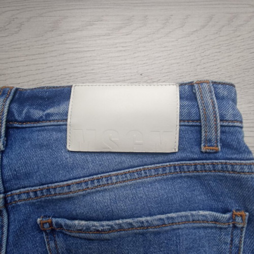 MSGM women's denim shorts like new, size S, blue