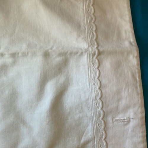 Pillowcases new with lace, set of 2, white 56x41cm