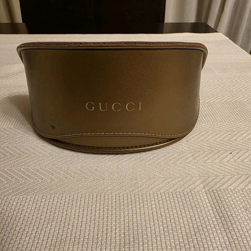 Gucci sunglasses used, white and gold