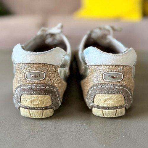 Alberto Guardiani sneakers athletic like new, size 38, gold and silver