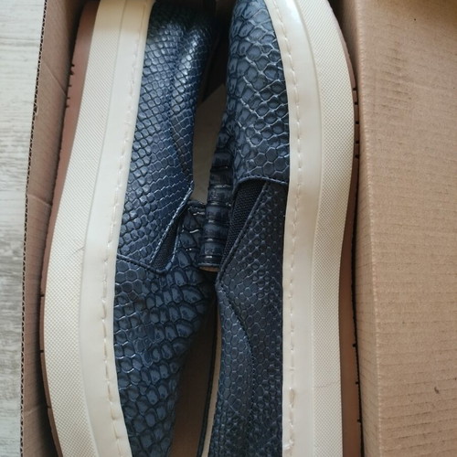 Moccasins dark blue new, very light and comfortable