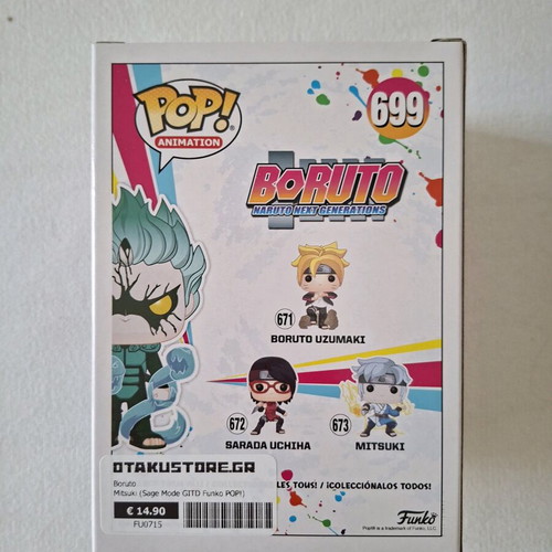 Funko Pop Naruto Boruto Mitsuki (Sage Mode) like new