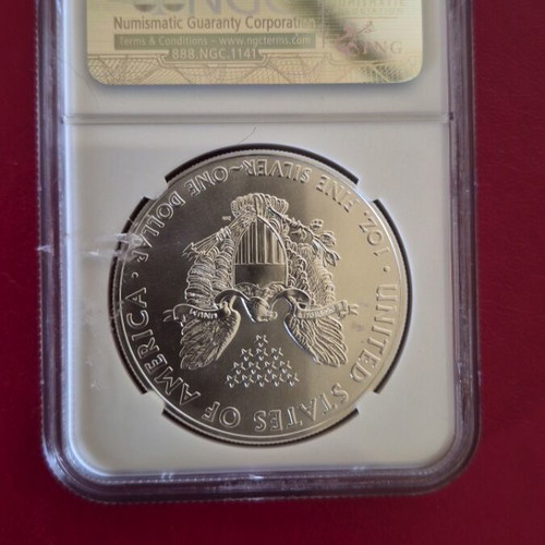 2011 American Silver Eagle 25th Anniversary MS 69 coin