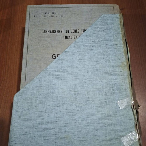 Industrial Zones Planning Study Heraklion 1963 like new