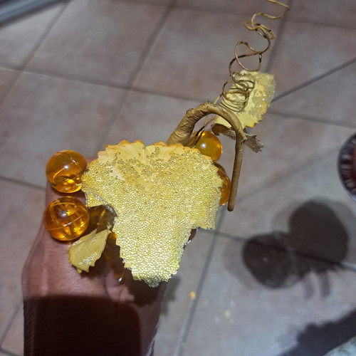 Decorative grape with beads like new