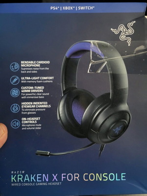 Kraken X for console καινούργια ακουστικά με μικρόφωνο gaming ενσύρματα
