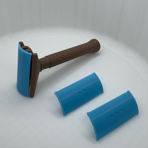 Classic safety razor with 3 depth settings, new